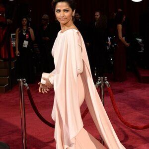 Gabriela Cadena Blush Camila Long Gown Dress Size 6 NEW WITH TAG vintage‎